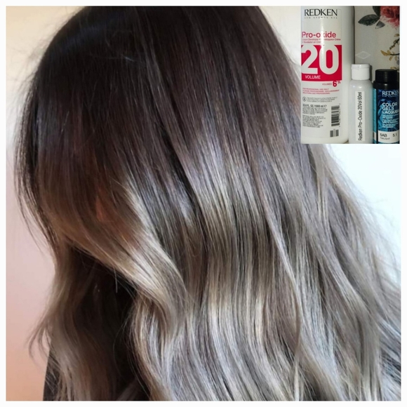 Redken Color Gels Lacquers Color Kit: 5AB Twilight & Pro-Oxide Developer 20Vol - Picture 1 of 3